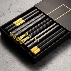 5 PAIR JAPANESE CHOPSTICK SET